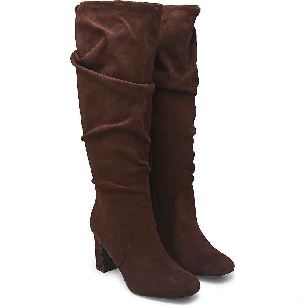 Seychelles Size 8.5 Brown Over the Knee Faux Suede Boots